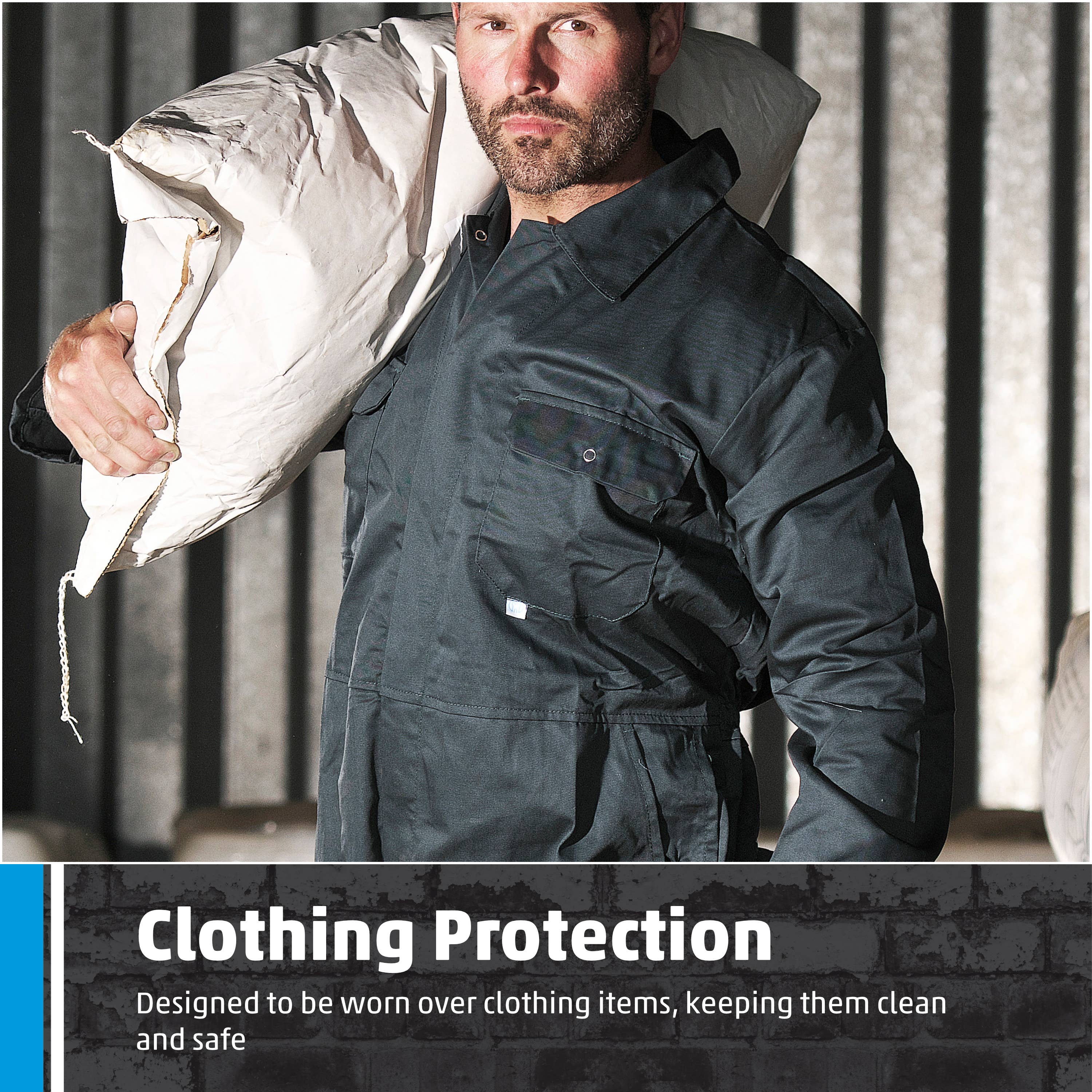 TuffStuff Workwear – wholesale Overalls – Men’s – Fort Stud Front Coverall, Durable & Comfortable Work Overall6