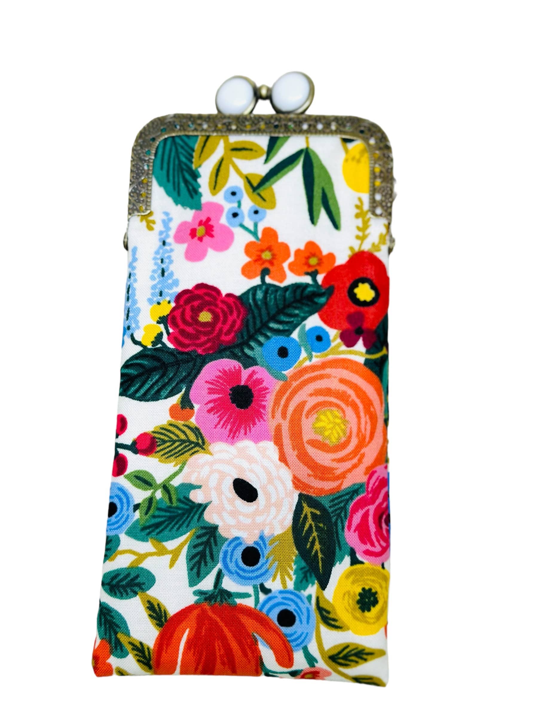 Kiki & Syds - Wholesale Eyewear Cases & Holders - Women's - Kiki & Syds Eyeglass Case - Garden Party in Cream11