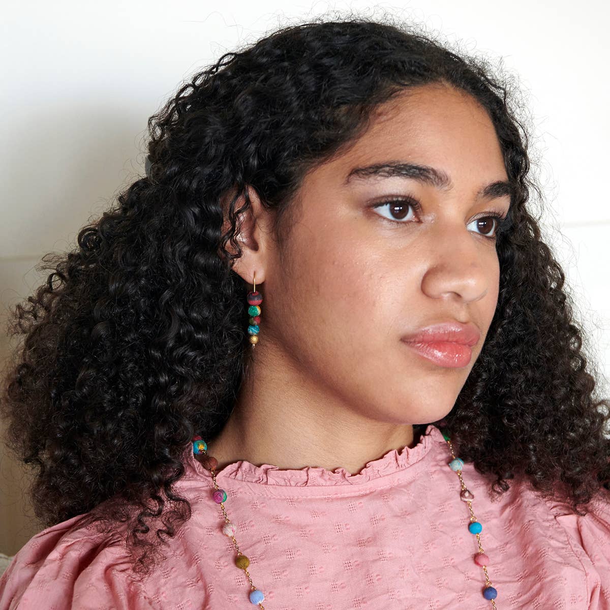 WorldFinds - Wholesale Dangle Earrings - Kantha Kamla Earrings1