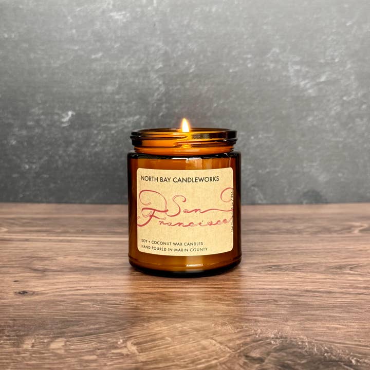 Valentine Special Edition San Francisco (8 oz) for wholesale by North Bay Candleworks