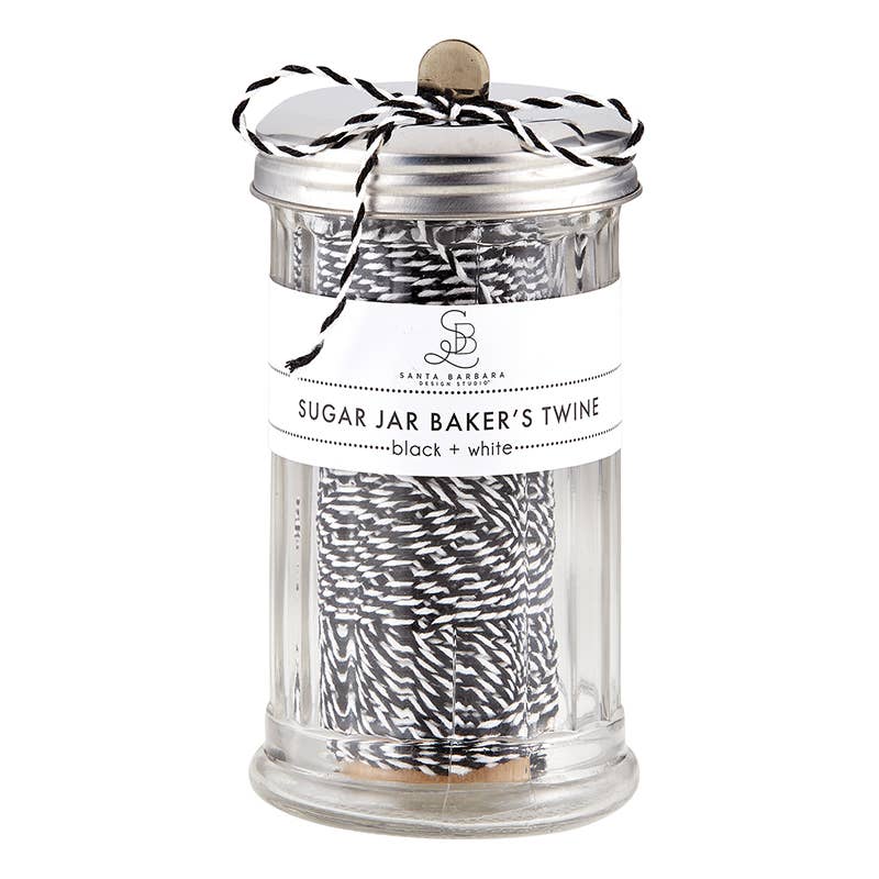 Angle - Wholesale Twine - Sugar Jar Bakers Twine - Black and White0