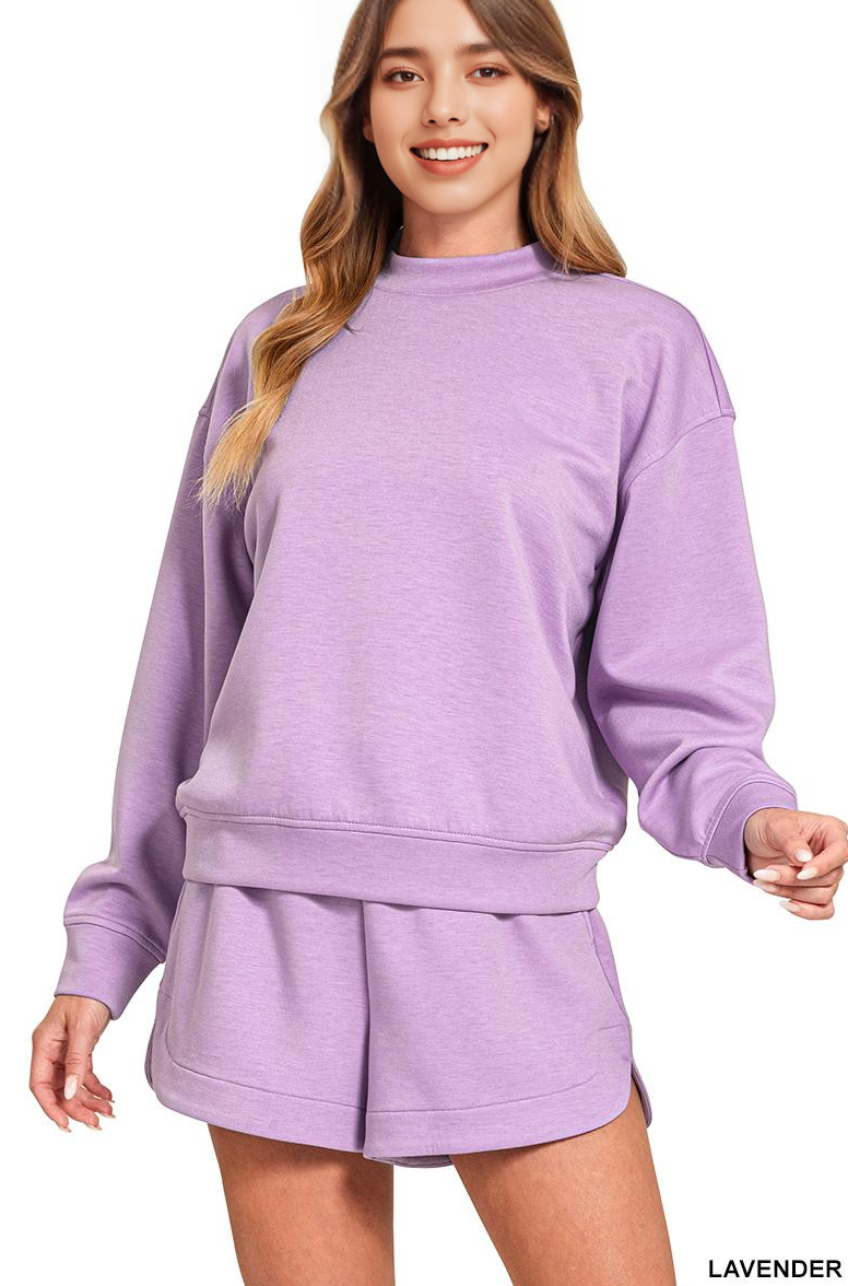 42POPS – wholesale Lounge set – Women's – `.Scuba Top & Dolphin Shorts 2PC Set14