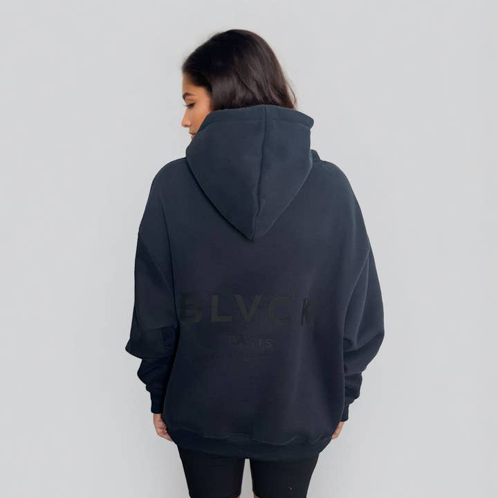 Blvck Paris - Wholesale Hoodie - Women's - Blvck Shades Hoodie 'Midnight Black'3