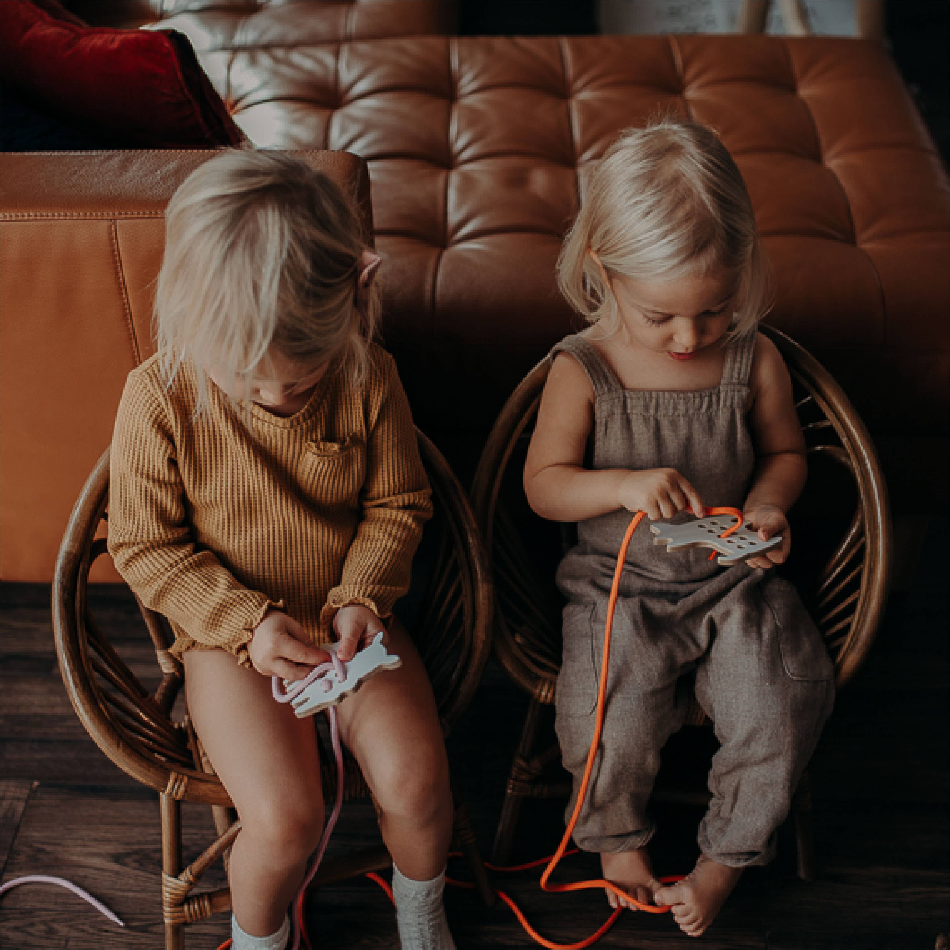 milin - Venta al por mayor Juguete de madera - Niños - Gato - Juguete pequeño con cordones de madera, Montessori, motricidad fina6