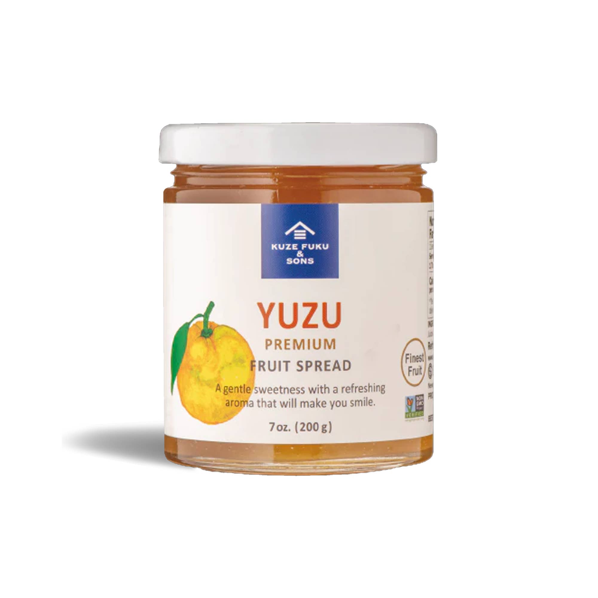 Kuze Fuku & Sons - Wholesale Jam/Jelly - YUZU FRUIT SPREAD 7oz.