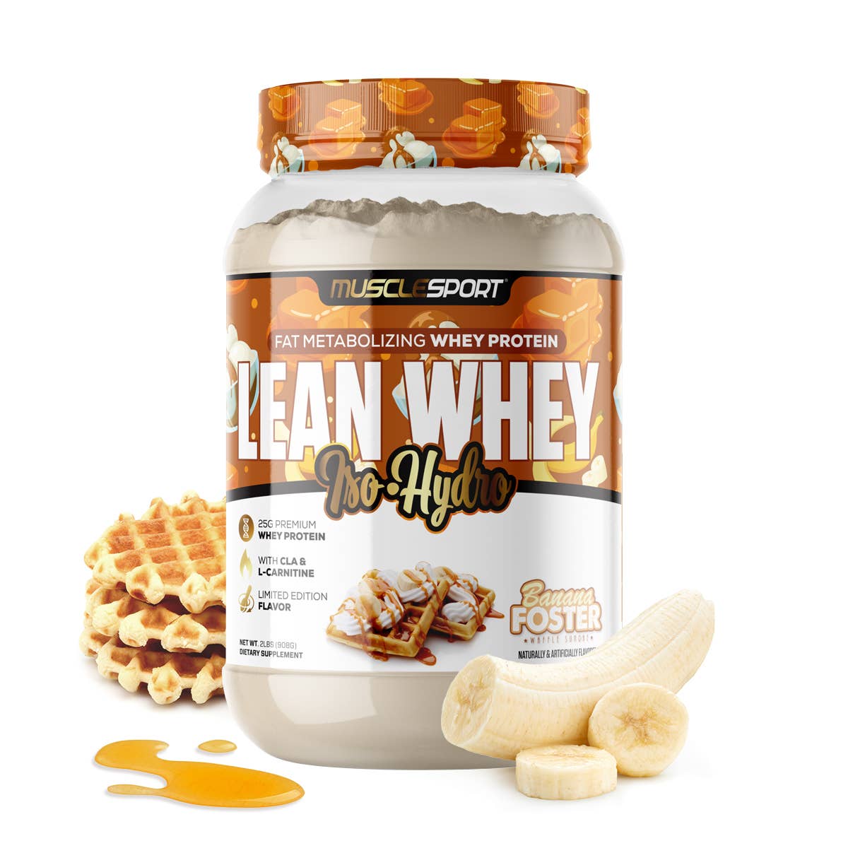 MuscleSport - Wholesale Protein/superfood powder - Lean Whey® Iso Hydro Gourmet Protein 2lb - Limited Edition92