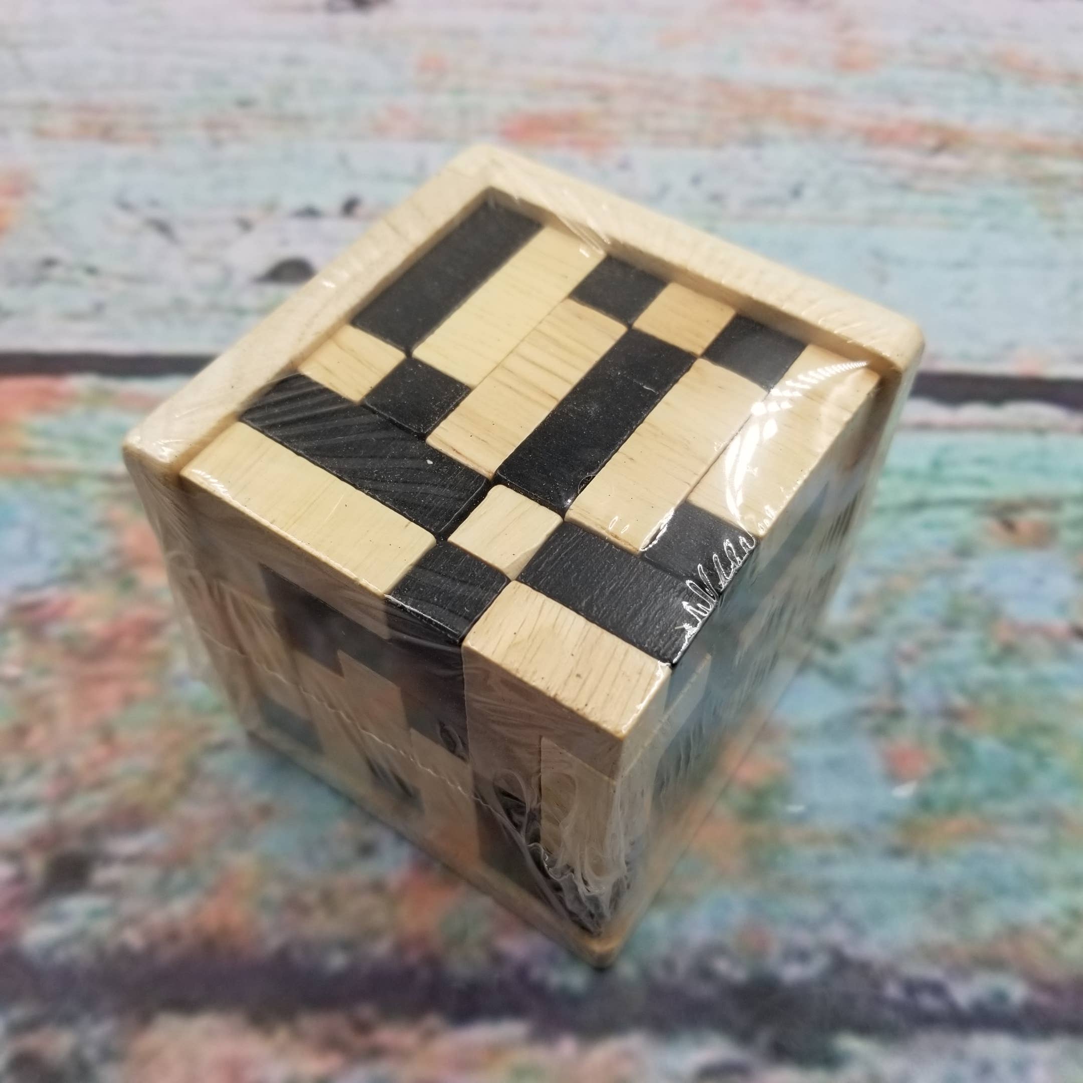 MIAS SHOP – wholesale Puzzle – Child – Wood Brain Puzzle Relieve Stress 3D Box Building Block Toy2