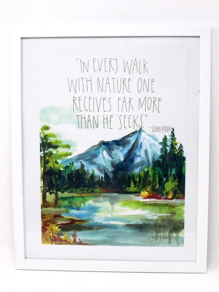 John Muir Art Print for wholesale by Shelby Kregel Art and Design