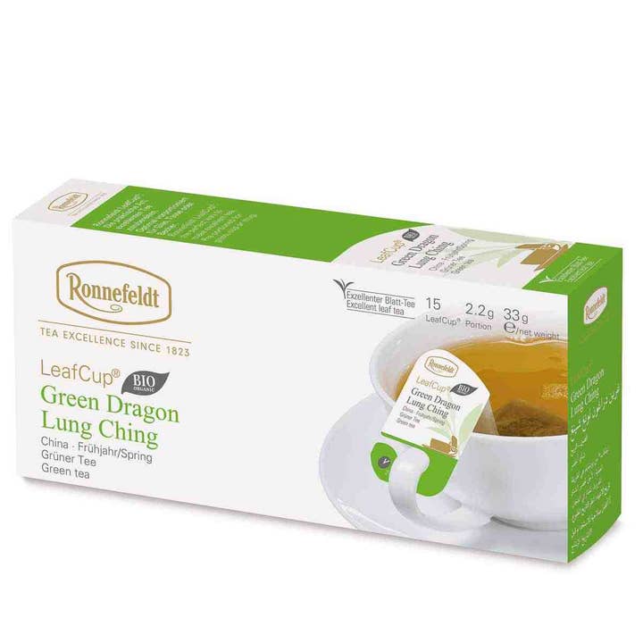 Ronnefeldt LeafCup® Green Dragon Lung Ching Green – 6 × 15 for wholesale by Ronnefeldt USA