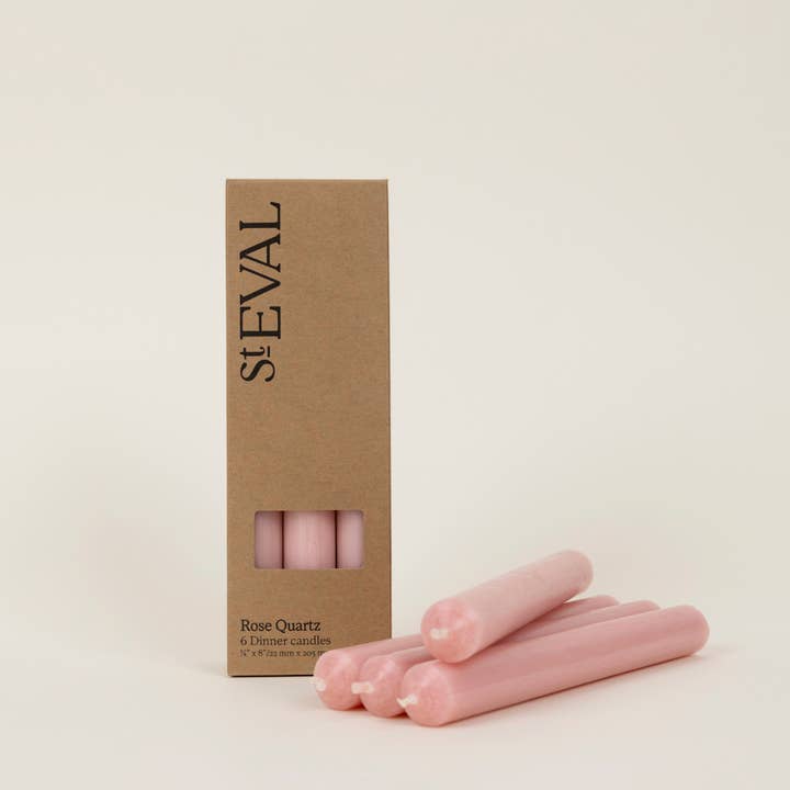 Rose Quartz 7/8"x8" Gift Pack, box of 6 for wholesale by St Eval