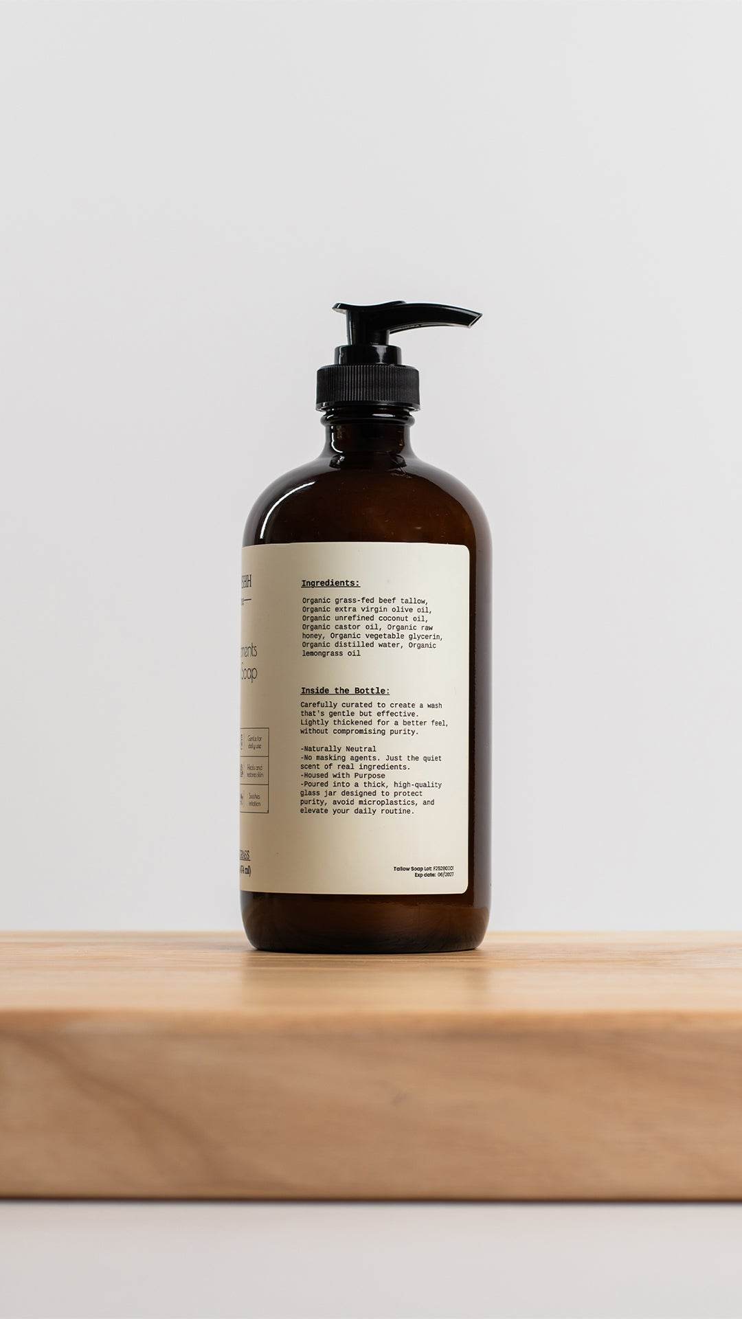 Pur-Ishh - Wholesale Bar Soap - Raw Elements Tallow Soap (Lemongrass)2