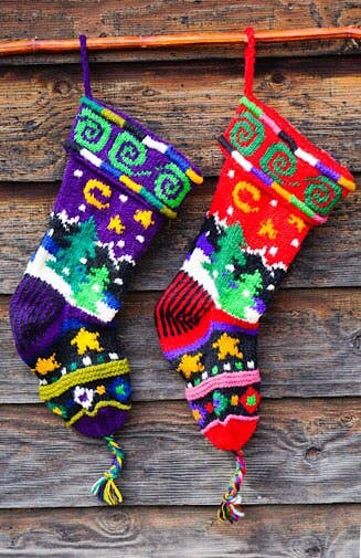 Ganesh Himal Trading - Wholesale Holiday Stocking - Knit Christmas Stocking Assortment4