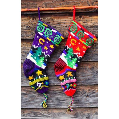 Ganesh Himal Trading - Wholesale Holiday Stocking - Knit Christmas Stocking Assortment4