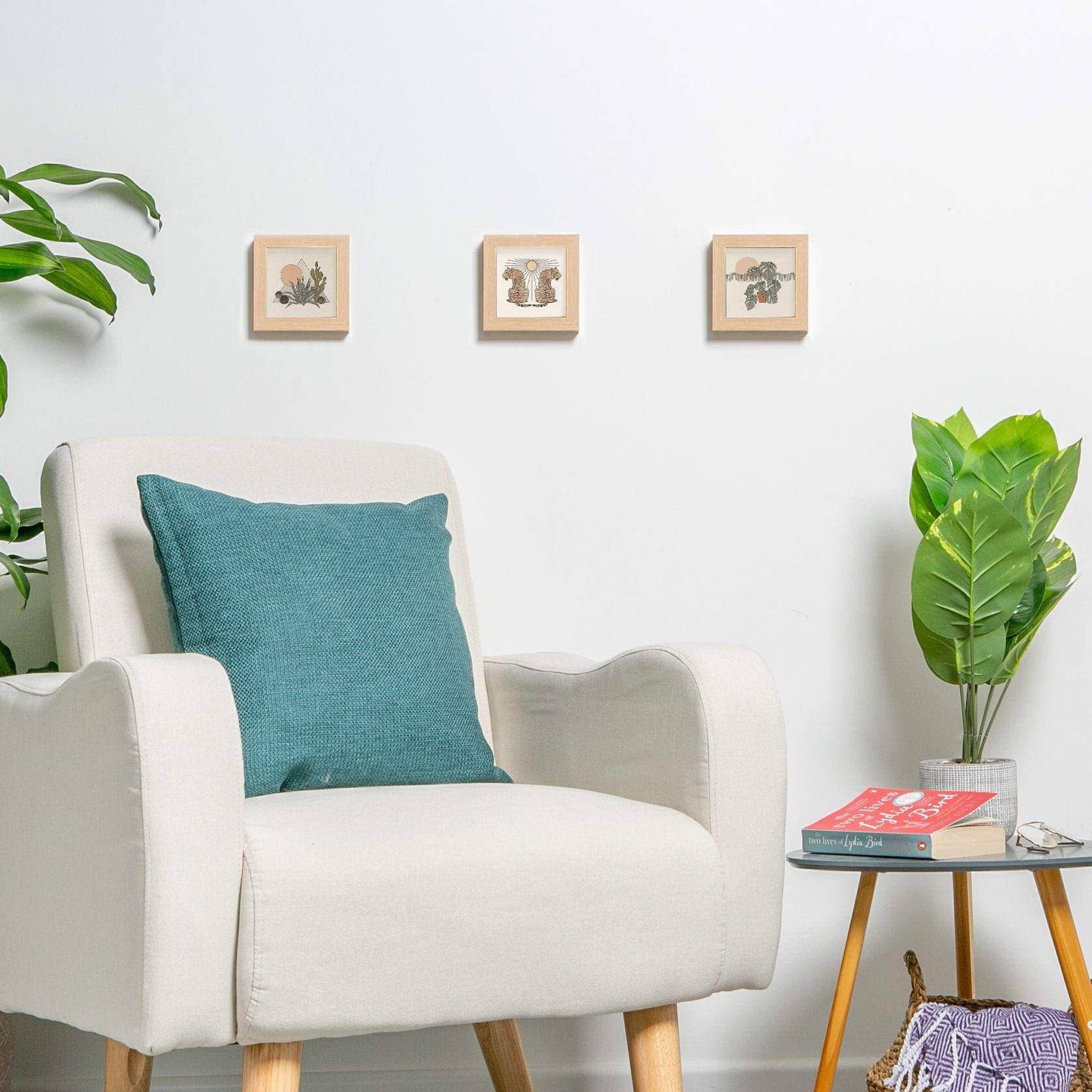 Rinkit Ltd - Wholesale Picture Frame - Nicola Spring Box Photo Frame - 4x4 - Light Wood3