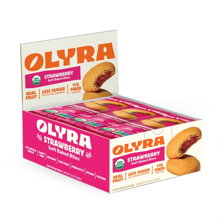 12ct Strawberry Soft Baked Bites for wholesale by OLYRA