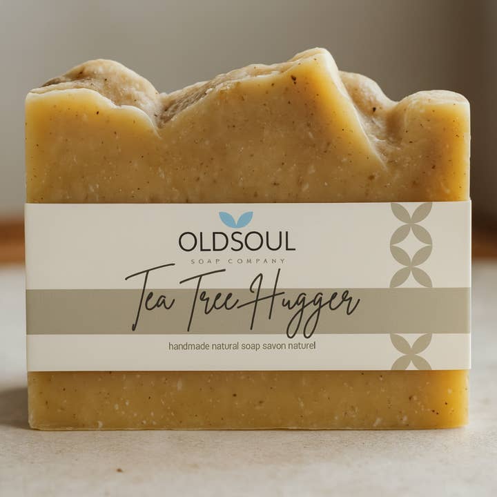 Tea Tree Hugger for wholesale by Old Soul Soap Company Inc.