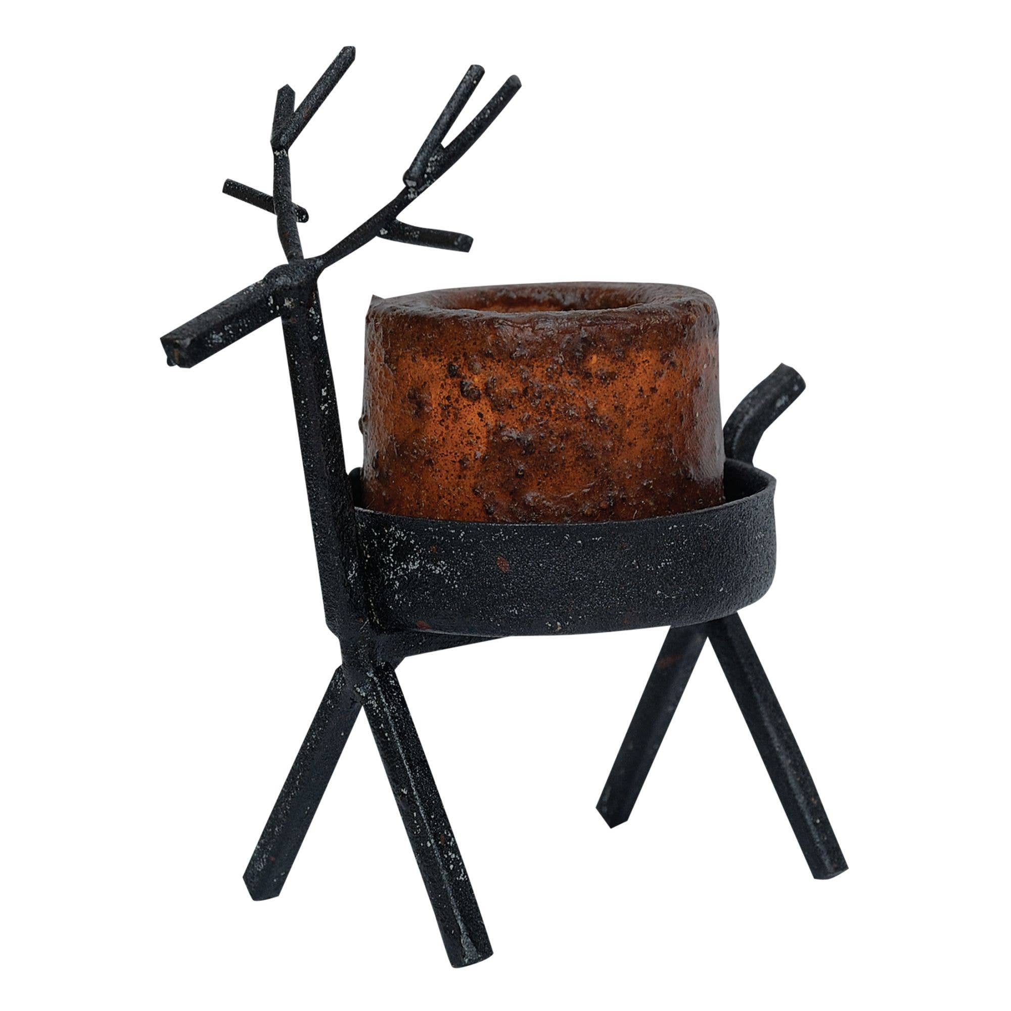 The Hearthside Collection - Wholesale Candle holder - Reindeer Tealight Holder - Large1