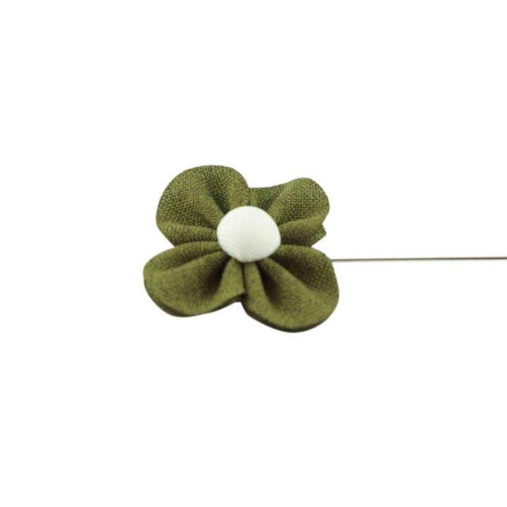 Green Poppy Lapel Flower for wholesale by Aristocrats Bows N Ties