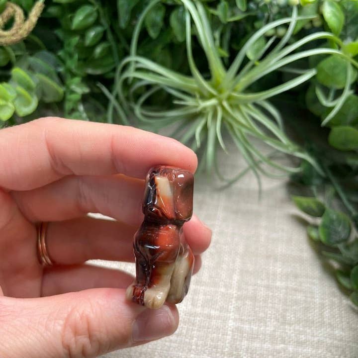 Copper Ashes - Wholesale Spiritual Stone/Crystal - Mookaite Jasper Dog1