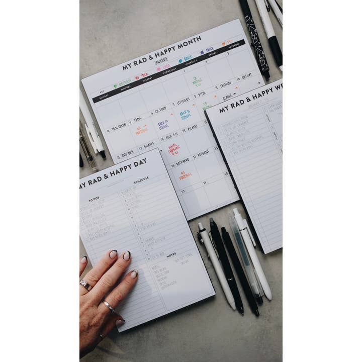 Rad & Happy - Wholesale Notepad - Happy Day Notepad6