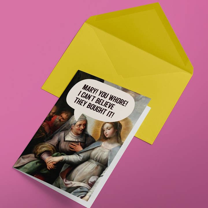 Squirrel Friend Gifts – Großhandel Weihnachtskarte – Immaculate Deception Lustige Weihnachtskarte für Erwachsene3