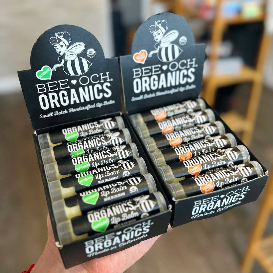 BEE-OCH Organics - Wholesale Lip Balm - Organic Lip Balm Display Box - 12 Count6