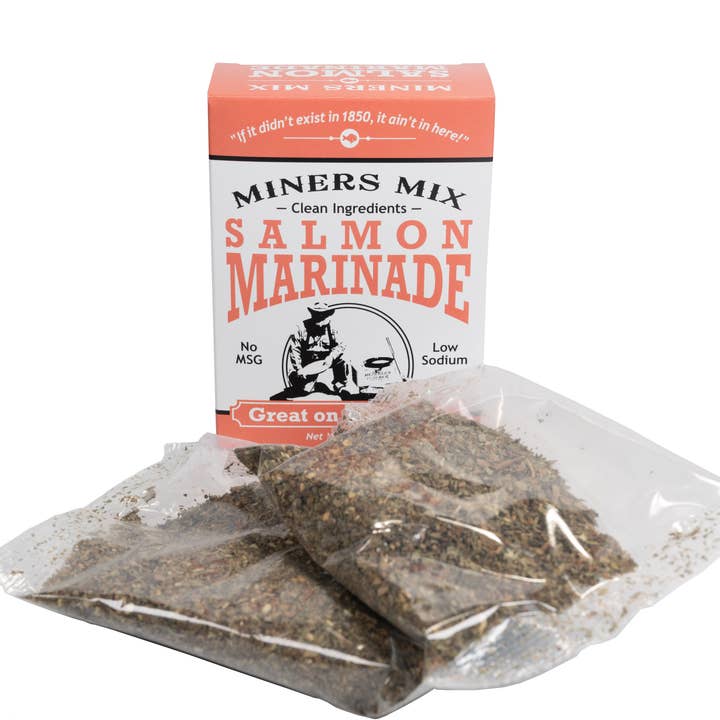 Miners Mix - Venta al por mayor Adobo - Paquete de 2 marinadas de salmón
