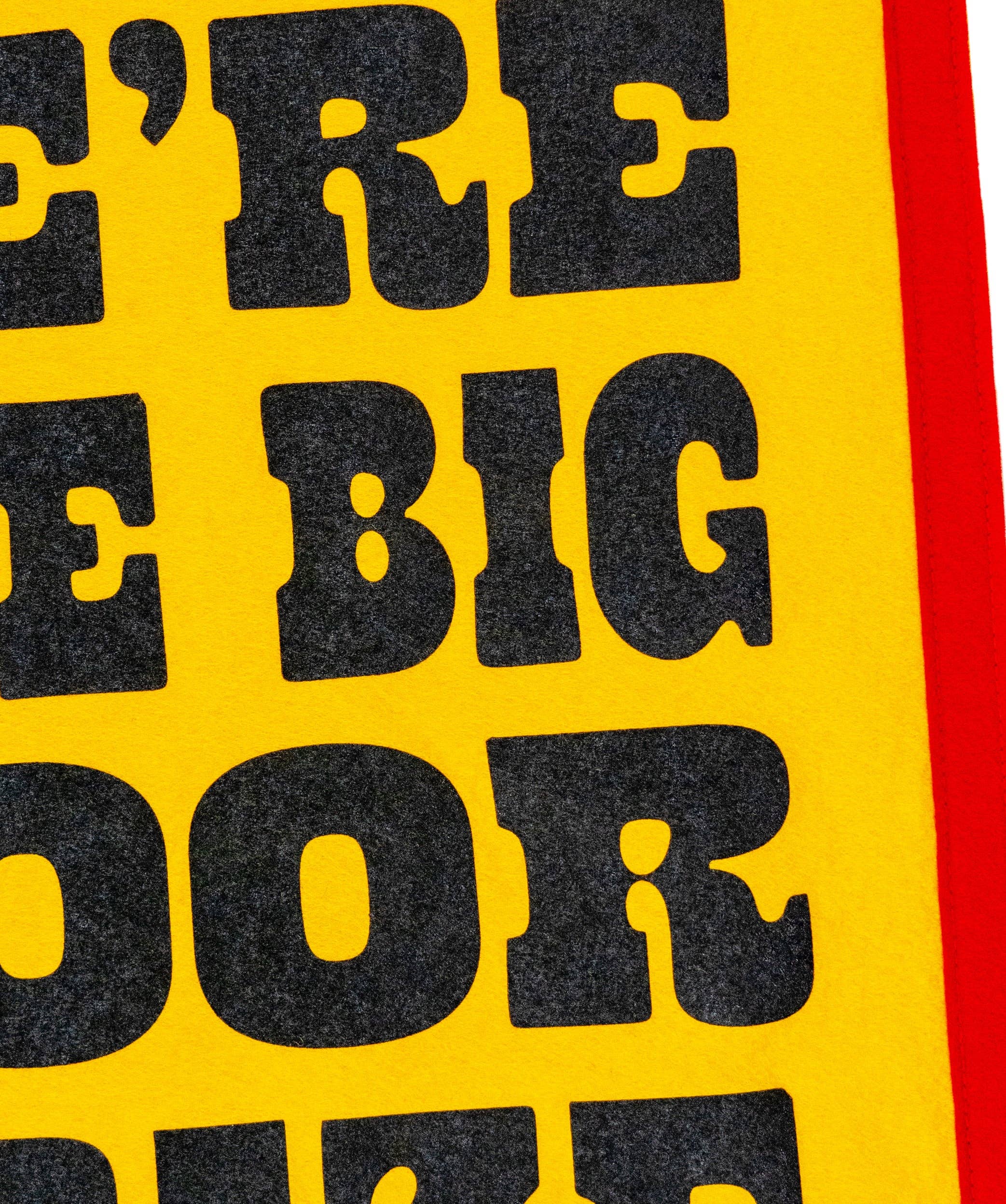 Oxford Pennant - Wholesale Flag - We're The Big Door Prize Camp Flag • John Prine x Oxford Pennant3