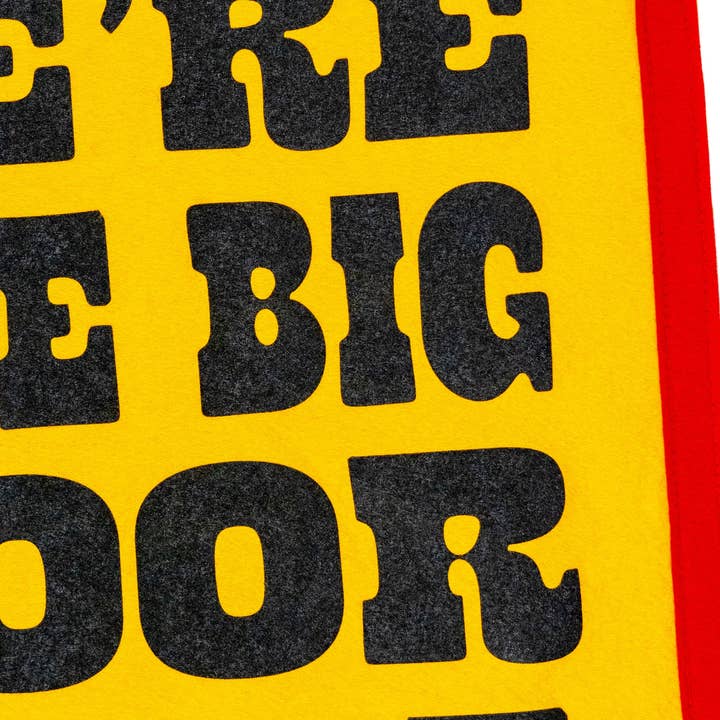 Oxford Pennant - Wholesale Flag - We're The Big Door Prize Camp Flag • John Prine x Oxford Pennant3