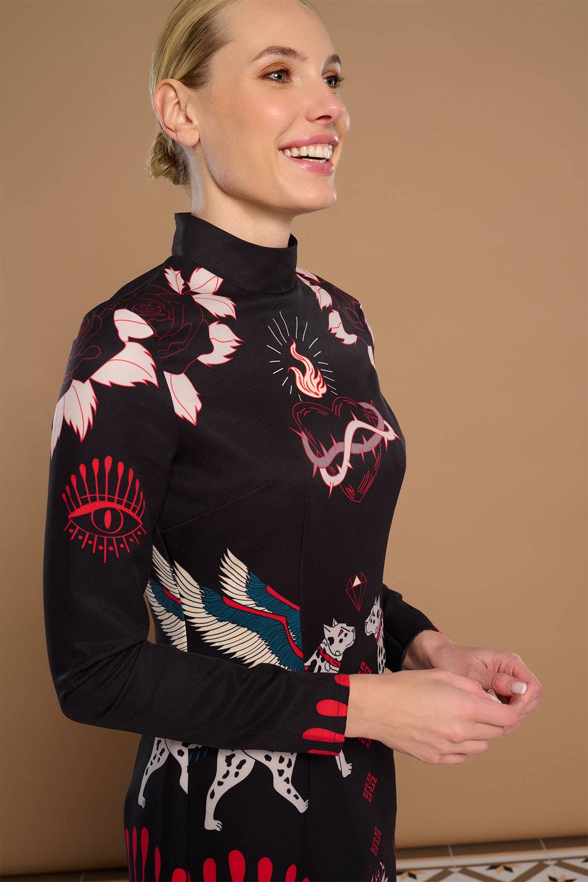 Black MYTHO DRESS for wholesale on Faire2