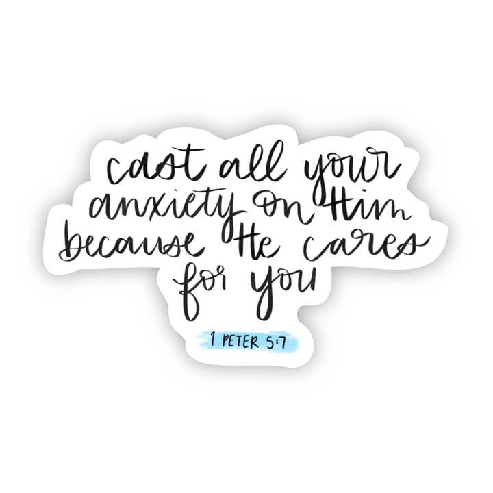 Cast All Your Anxiety on Him Because He Cares For You for wholesale by Big Moods