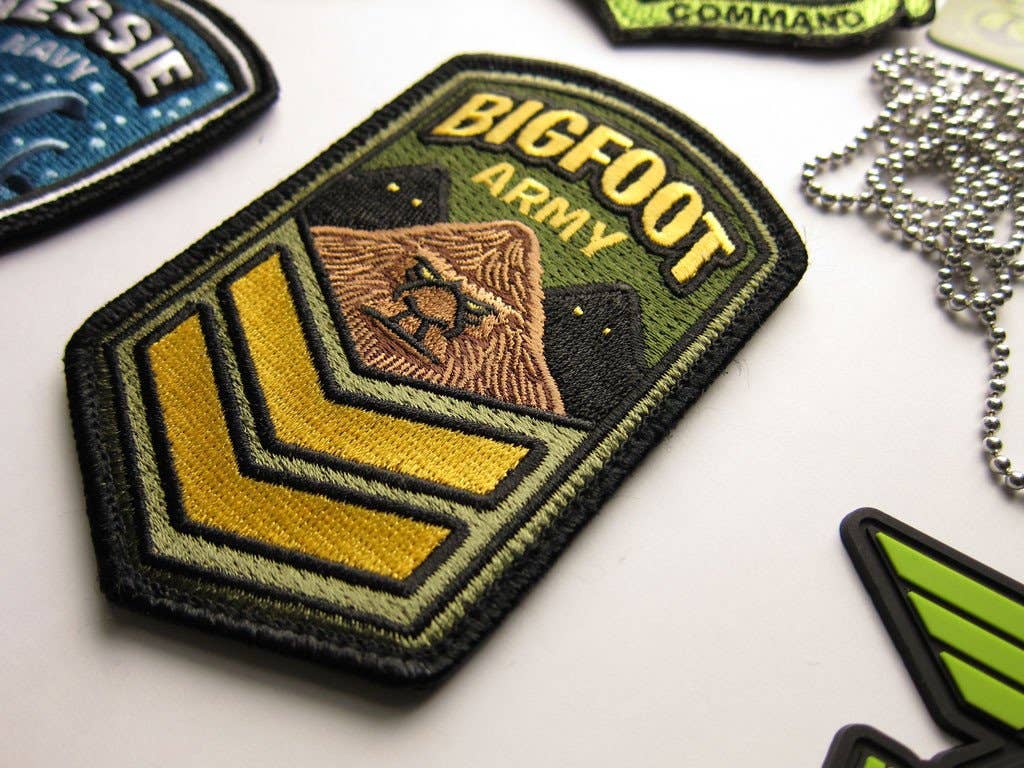 Monsterologist - Wholesale Patch - Bigfoot Army Embroidered Patch2