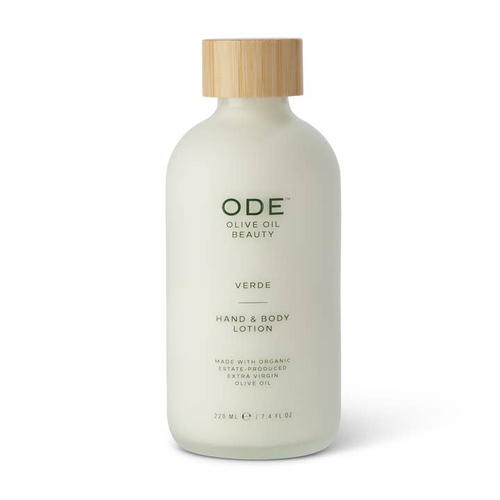 ODE Olive Oil Beauty Hand & Body Lotion - Verde 7.4 FL OZ for wholesale by McEvoy Ranch