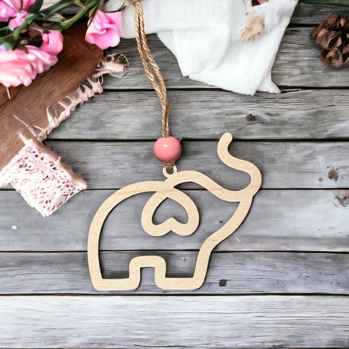 Rag Crazy Creates - Wholesale Ornament - Story Card Collection - Friendship - Sisterhood-Elephant7