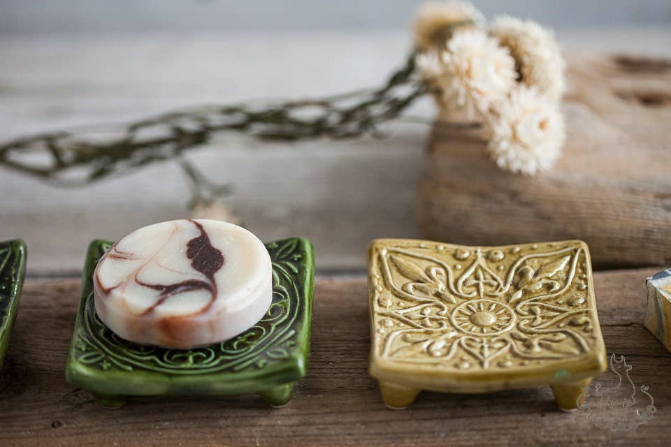 Danutė Murauskienė - Wholesale Bath Soap Dish - Green square soap dish3