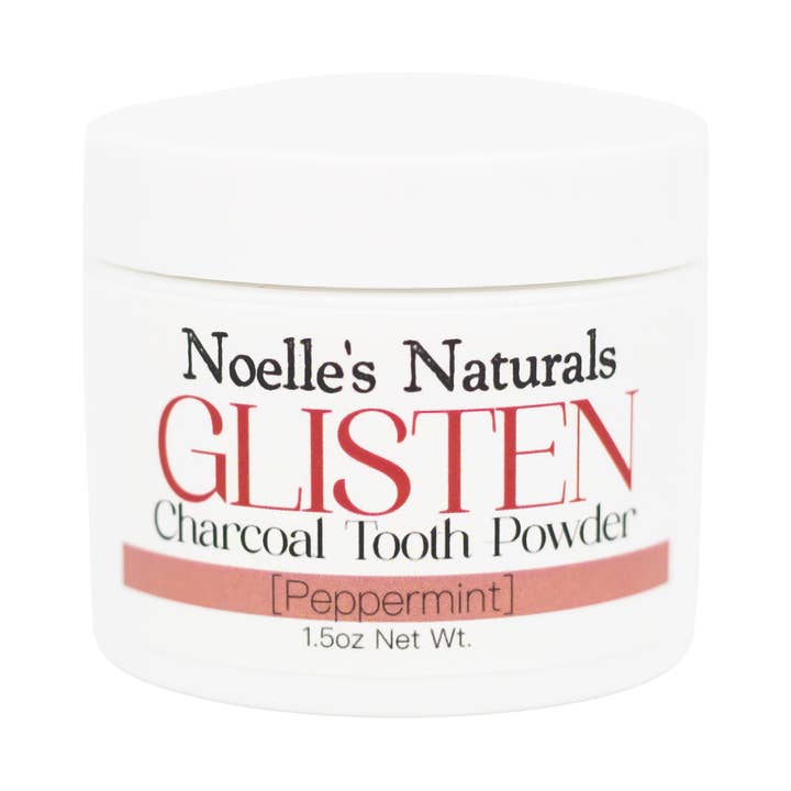 Pó de dente de carvão brilhante por atacado de Noelle’s Naturals