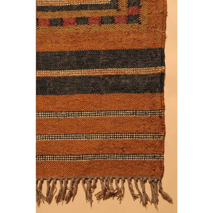 B A O B A B - Maison - Wholesale Area Rug - Ottoman Kilim Rug Wool and Jute Alexandria pattern 150x210cm3