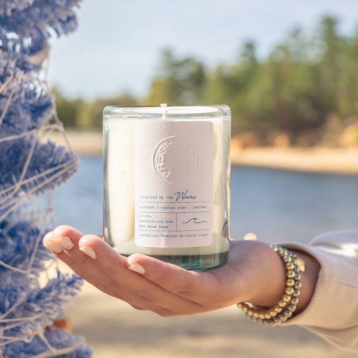Freshwater Curated Goods - Wholesale Jar/Filled Candle - Freshwater Signature Candle