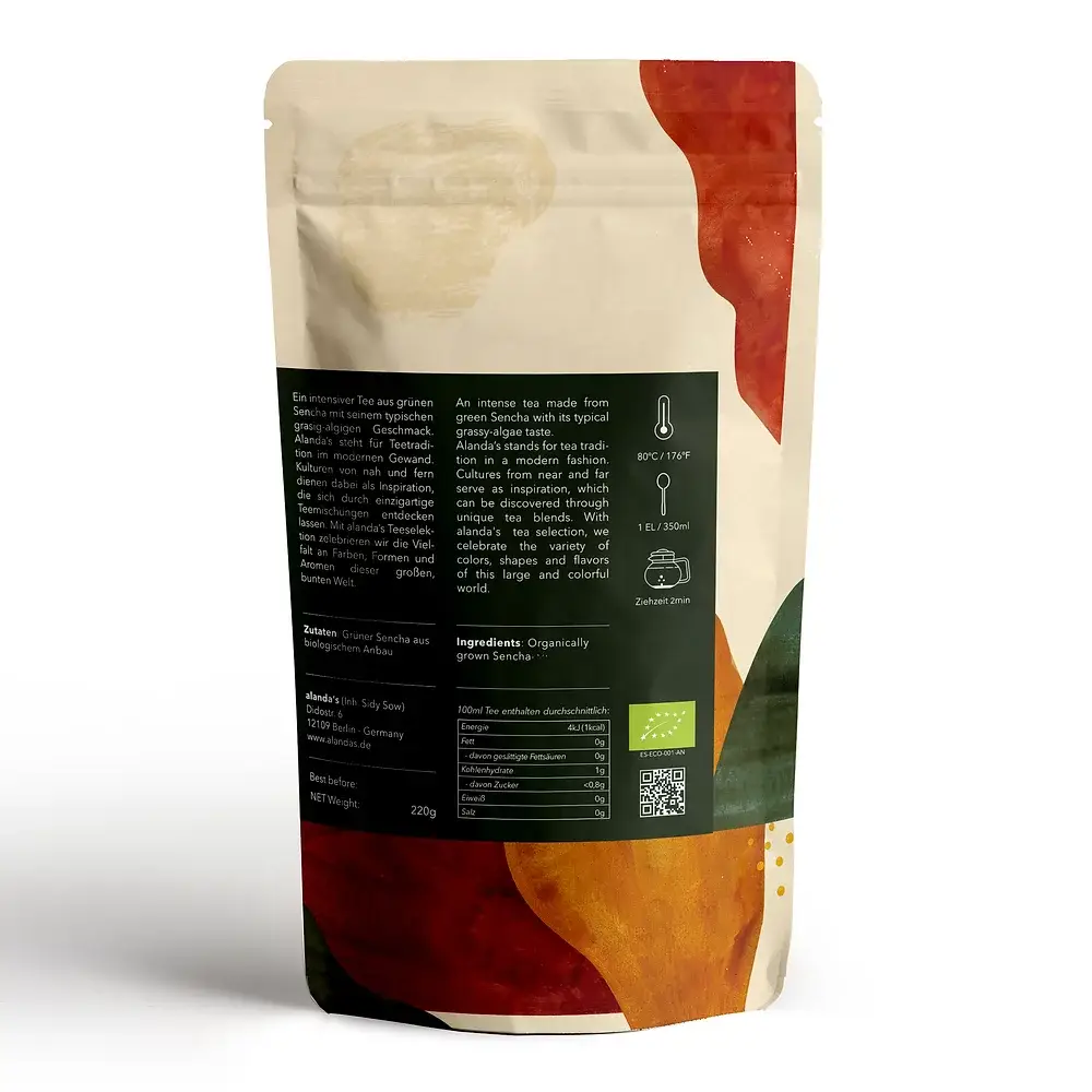 alanda's - Wholesale Health/Detox Tea - GREEN TEA | Organic green sencha1