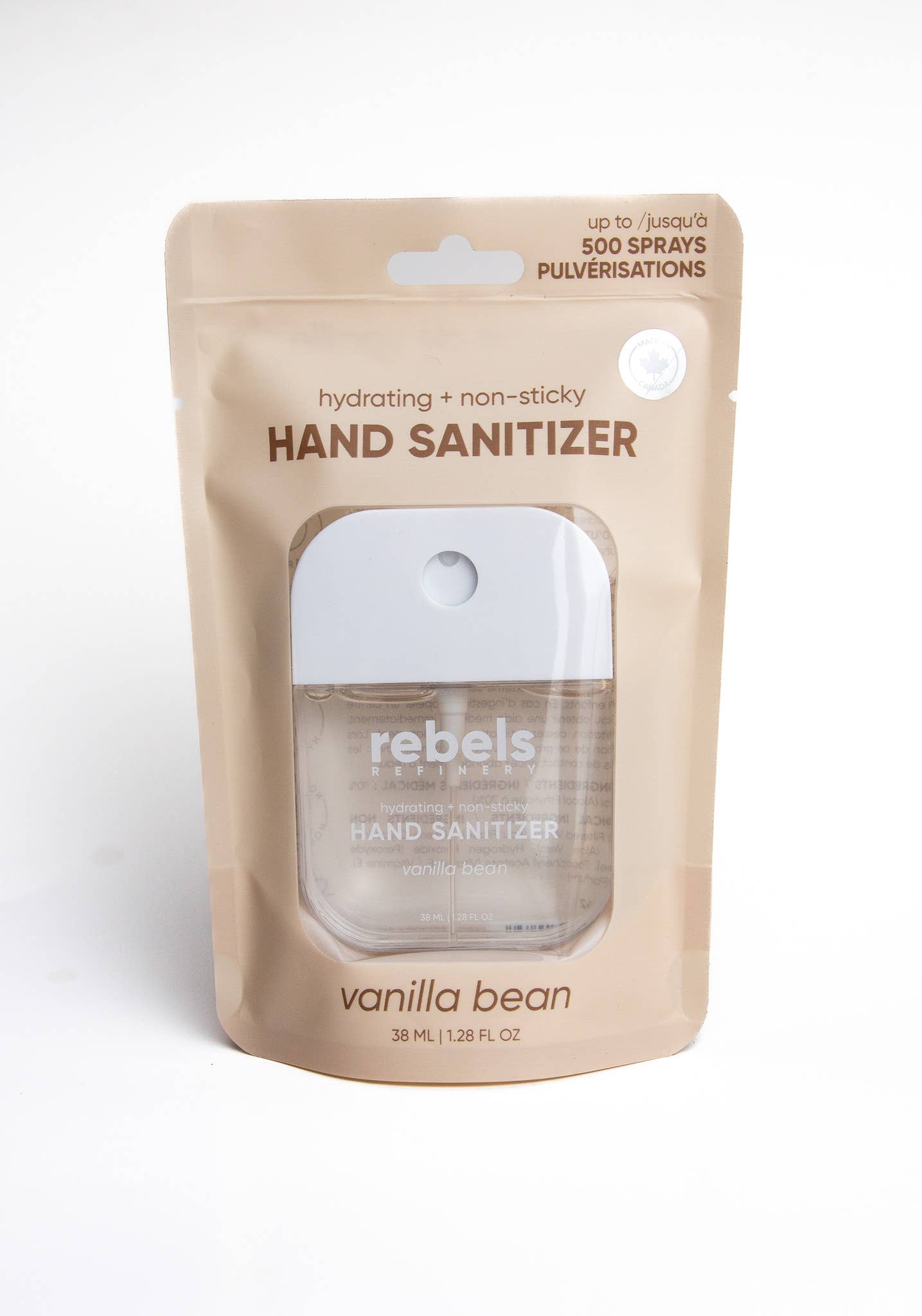 Rebels Refinery - Wholesale Hand sanitiser - Vanilla Bean Pocket Hand Sanitizer