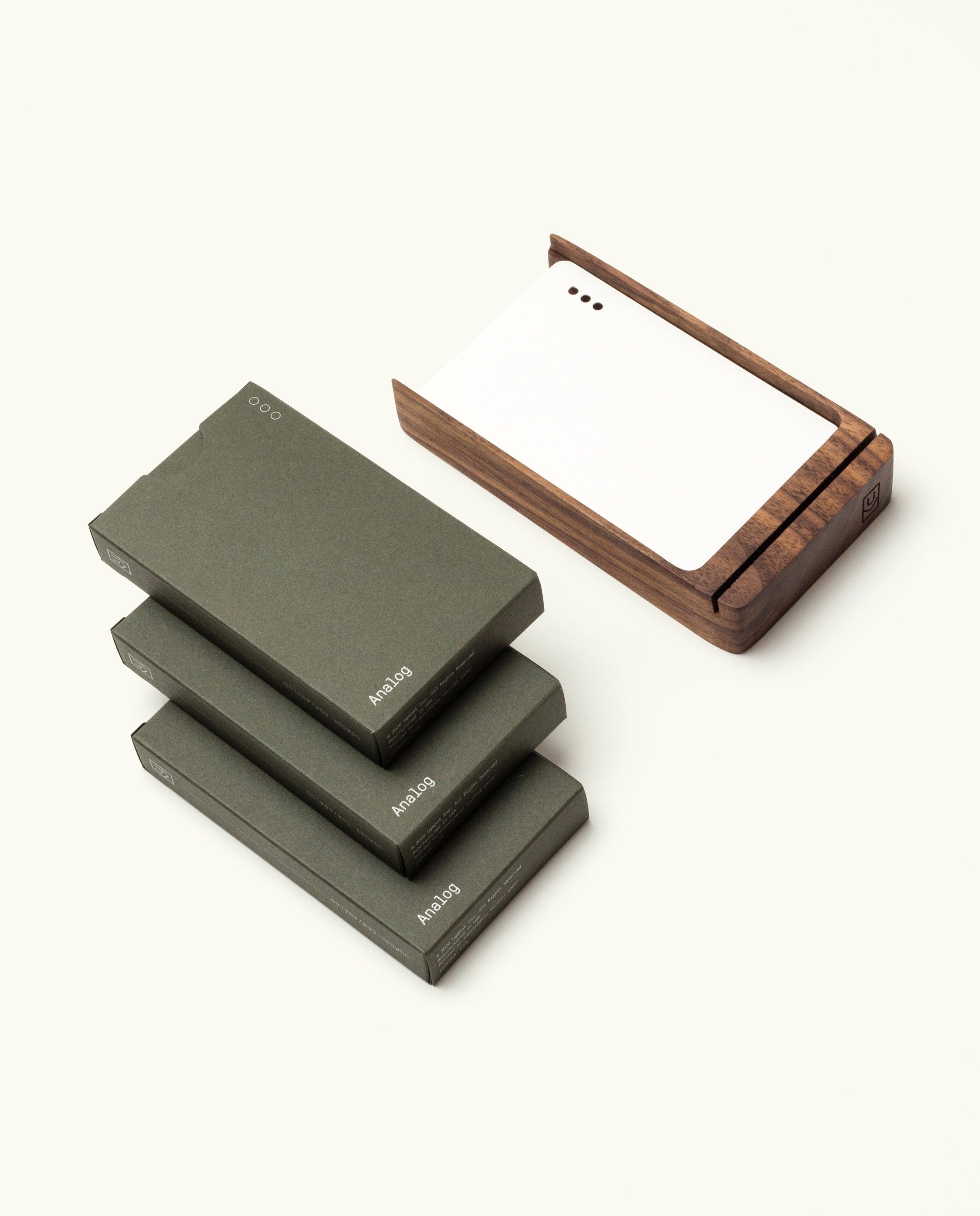 UGMONK - Vendita all'ingrosso Set di cartoleria/cancelleria - Analog Starter Kit con base in noce21