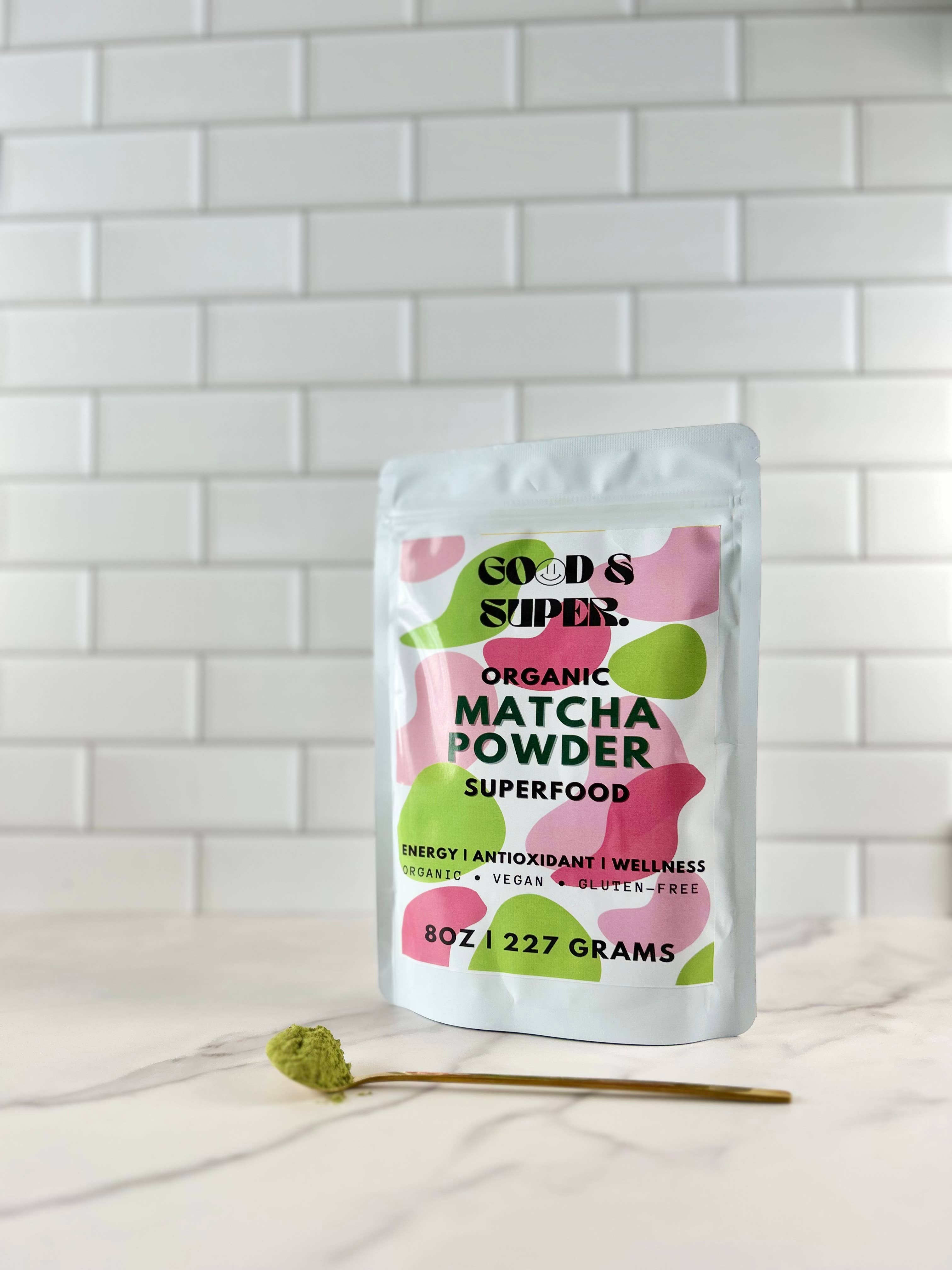 Good & Super - Vente Poudres protéinées/superaliments - Matcha japonais biologique en poudre | Latte Culinary Grade4