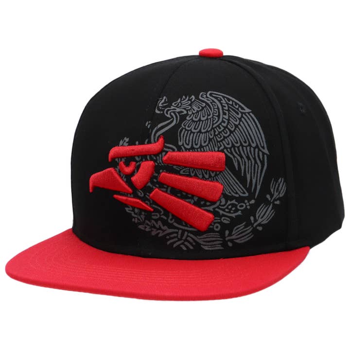 Hecho En Mexico Eagle Print Cotton Fabric Six Panel Snapback and other Purchase Wholesale congelados hostelería. Free Returns & Net 60 Terms on Faire trending on Faire.