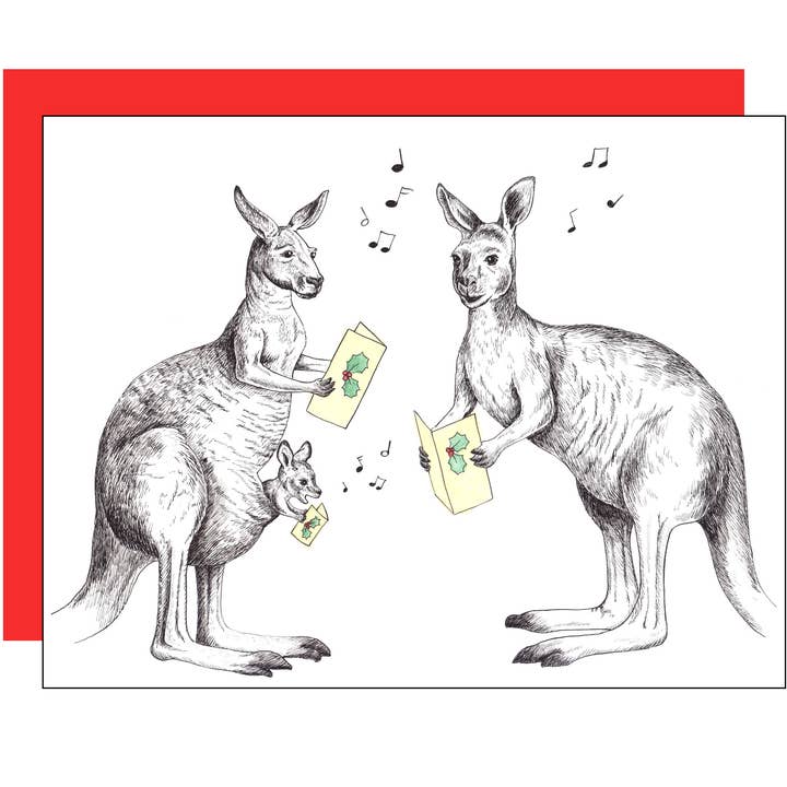 Kängurus-Karte für den Großhandel von Erin A. Ellis