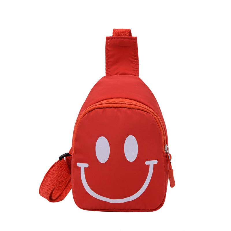 WEST AUSSIE SUPPLIES - Wholesale Crossbody bag – kids - Bacio - Children's Smiley Face Crossbody Bag1