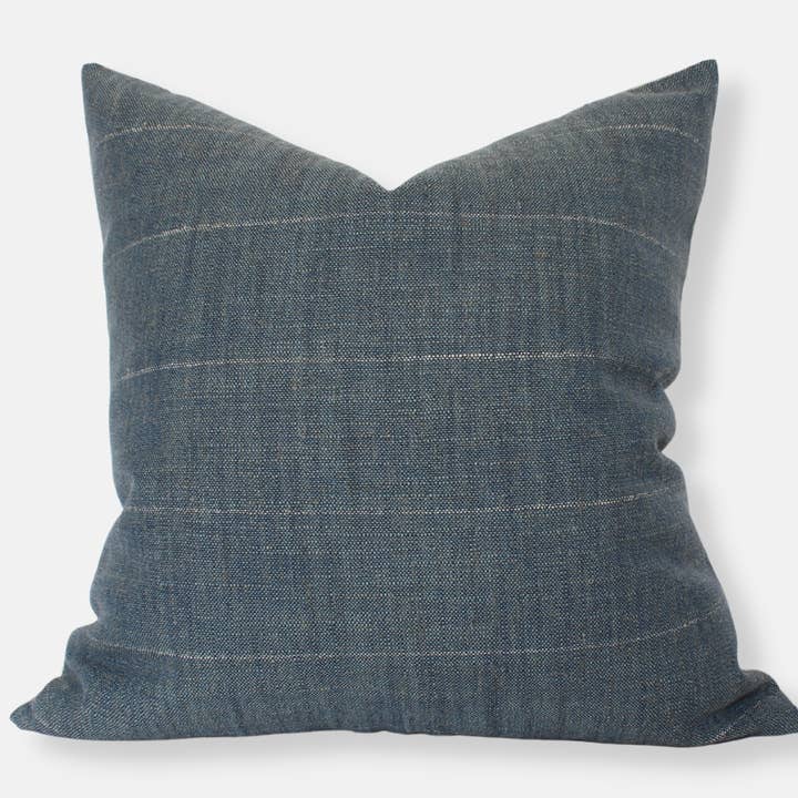 Textileish - Wholesale Throw Pillow Cover - Dark Blue Pillow Cover, Blue Throw Pillows Couch | Marina