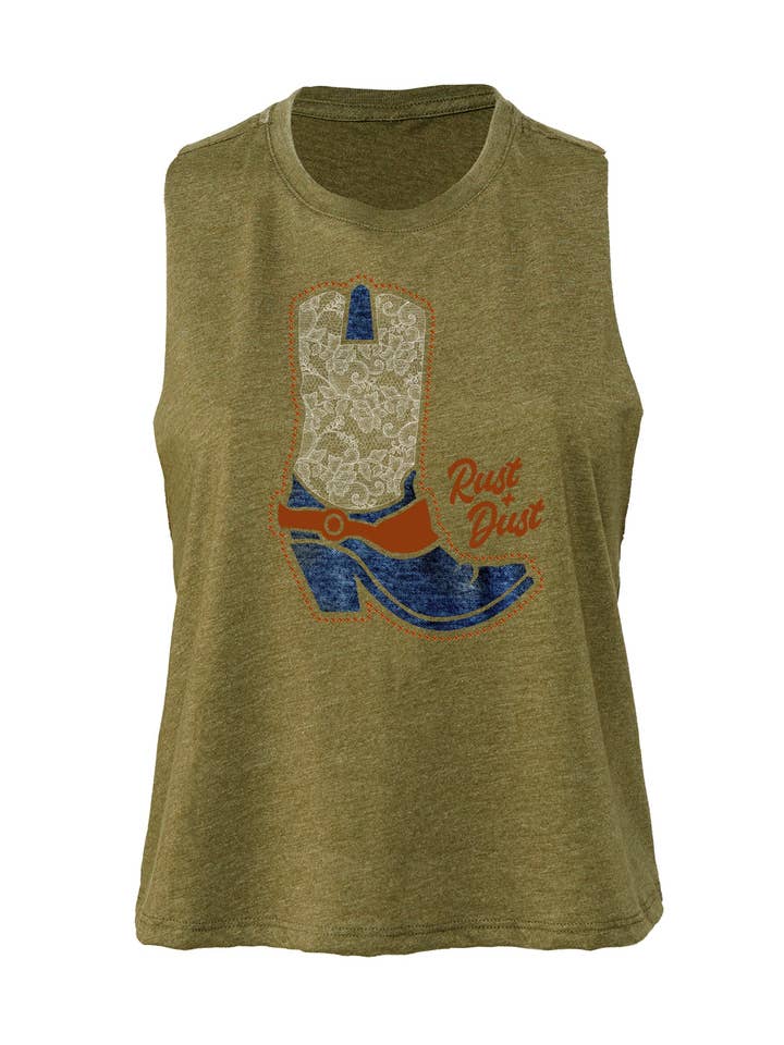 163 DALLAS Crop Tank Top för wholesale av RUST + DUST