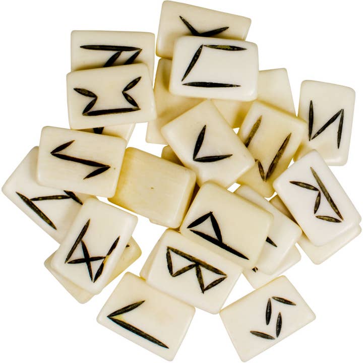 Kheops International - Wholesale Spiritual Stone/Crystal - Bones Rune Set (Each)