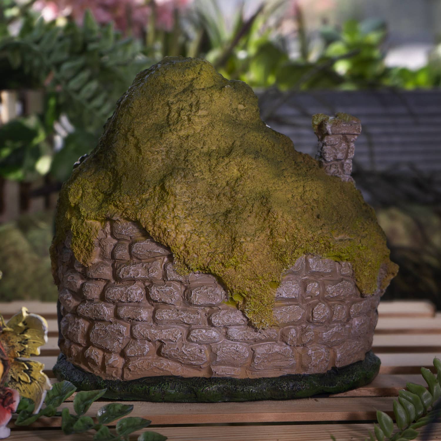 Pacific Trading - Wholesale Decorative Tabletop Object - Fairy Cottage w/LED Light4