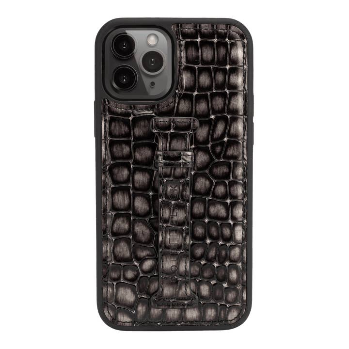 Funda para iPhone 12/12 Pro Finger Loop Gris Milano para venta al por mayor de GOLDBLACK